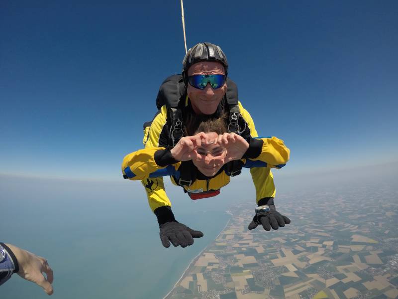 Baptême en parachute en tandem, Franconville 95130